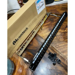 Patch panel CommScope 24 port Cat6 mã 760237040 | 9-1375055-2, NK