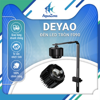 Đèn LED tròn hồ cá DEYAO F090 - Đèn LED điều chỉnh tiêu cự, chip đèn siêu sáng và điều khiển app