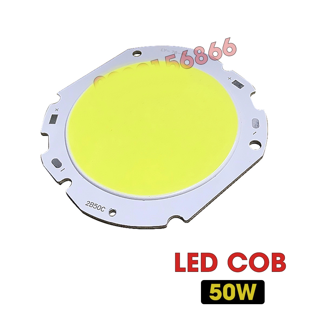 Mắt led cob 50w tròn
