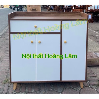 Tủ giầy chân gỗ mẫu đẹp