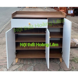 Tủ giầy chân gỗ mẫu đẹp