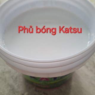   LON 4KG  SƠN PHỦ BÓNG CLEAR HỆ NƯỚC NGOẠI THẤT KATSU KHÔNG LO MẪN ĐỤC  