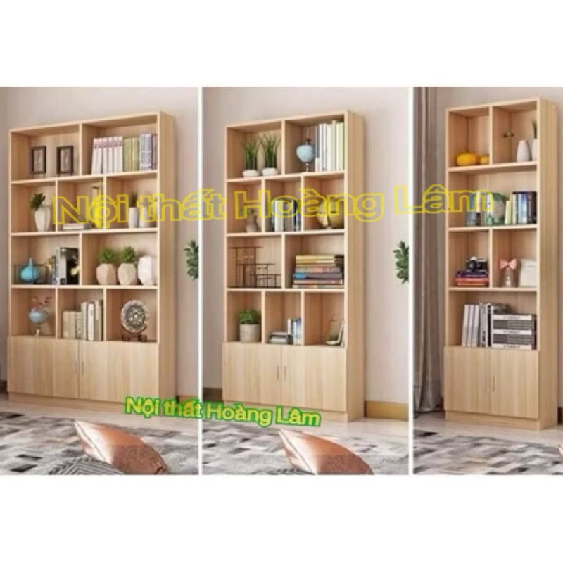 Tủ sách gỗ công nghiệp các cỡ