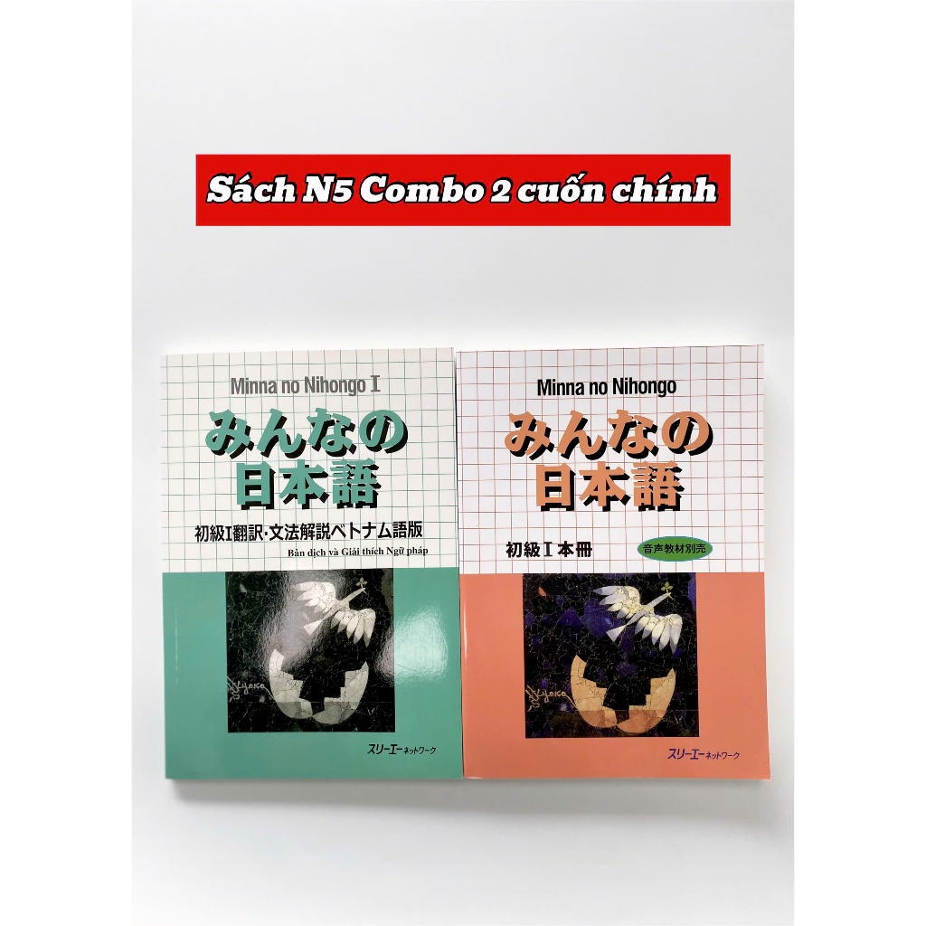 Sách - Combo Minna No Nihongo 1 - Giáo trình Sơ Cấp 1 Dành cho người mới bắt đầu N5 ( 2 Cuốn Chính)