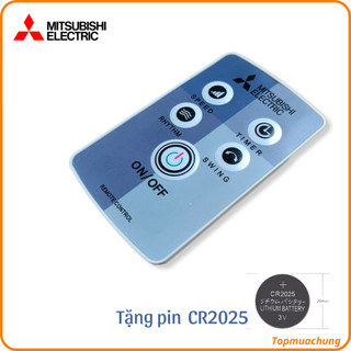 [Mã ELHA22 giảm 5% đơn 300K] Điều khiển quạt Mitsubishi (Mẫu xám đã có pin).