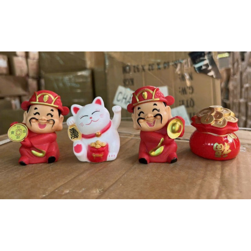  Bán Sỉ 50 mèo thần tài nhỏ mini trang trí 