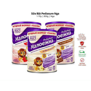  Sữa bột Pediasure Nga 850g đủ vị Vani Socola  Date 2026  