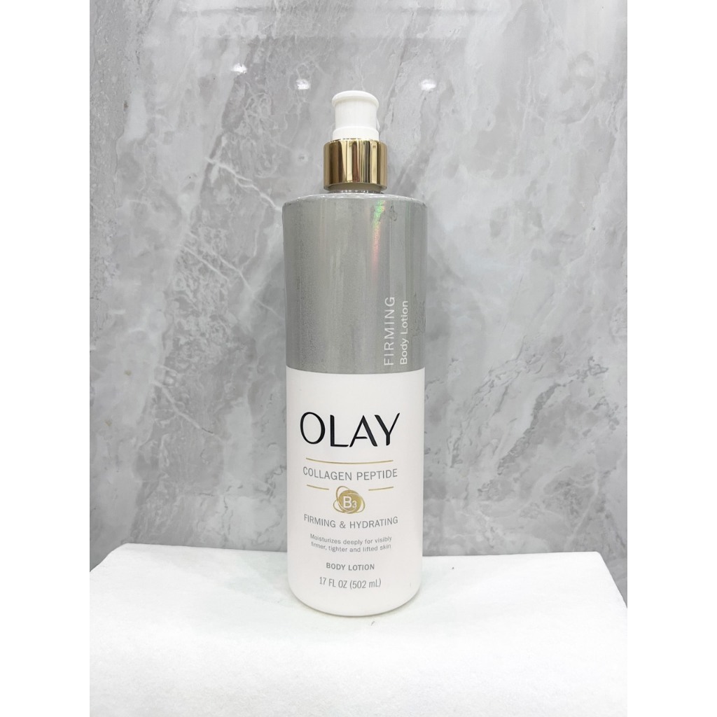 Date T1/2026_ Kem dưỡng thể Olay Collagen Peptide B3 Firming & Hydrating Body Lotion 502ml của Mỹ
