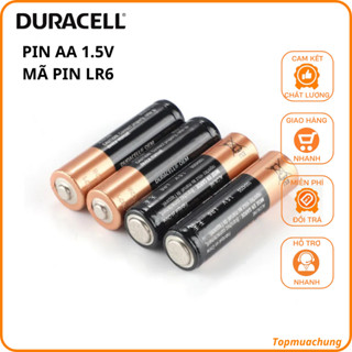 2 viên Pin kiềm Alkaline AA và AAA Duracell 1.5V