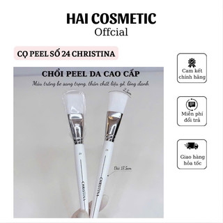 Bát Peel Da Cao Cấp  Cọ Peel christina số 0 ,2 và cọ chổi đắp mặt nạ mask số 24, Chổi Cọ Tạo Bọt Rửa Mặt
