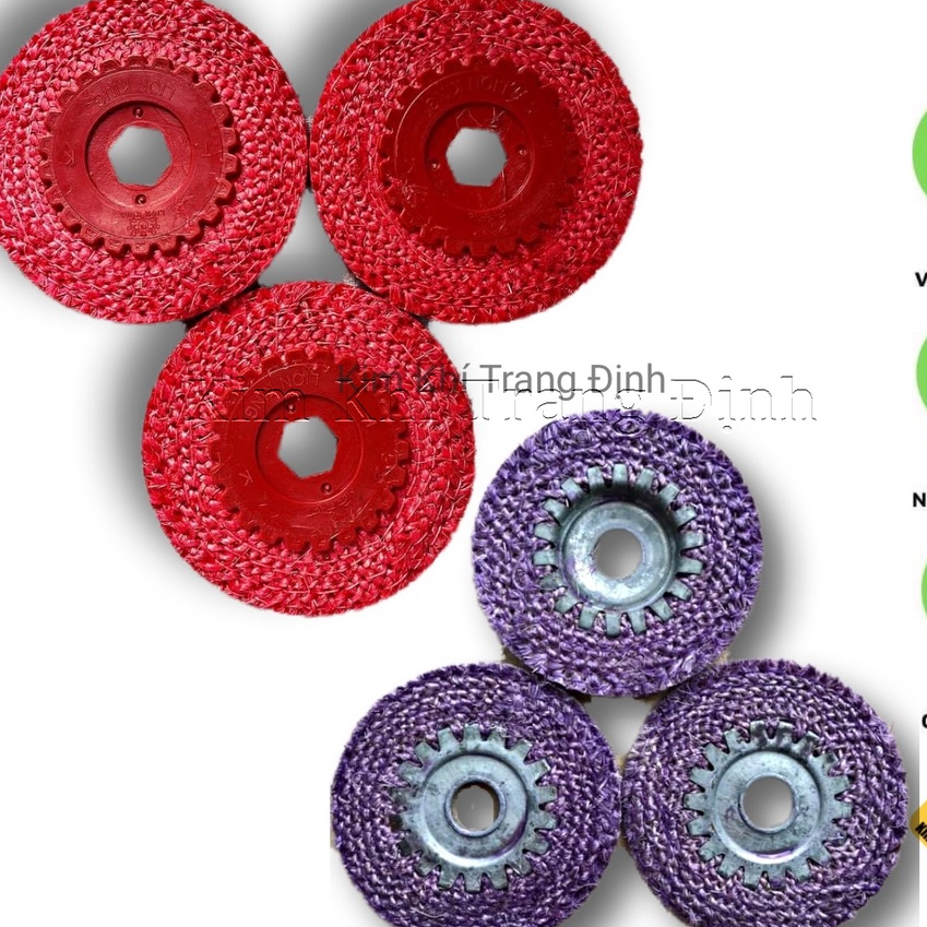 Xơ dừa đánh bóng inox