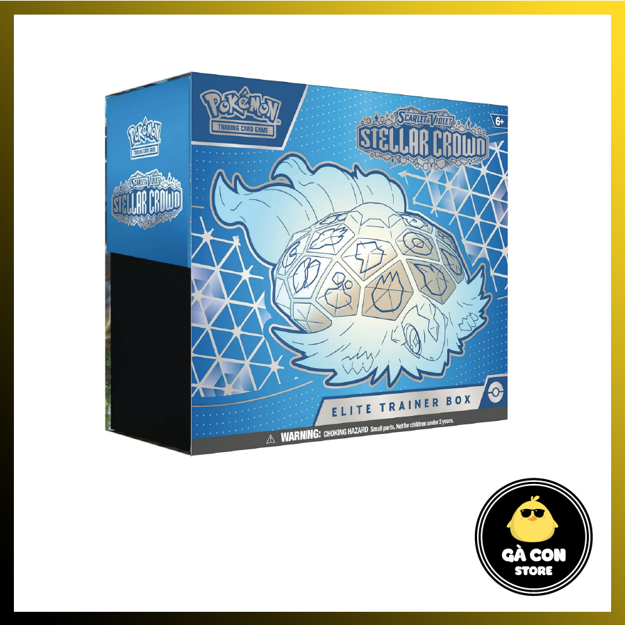  Thẻ Pokemon Scarlet & Violet 7 Stellar Crown Elite Trainer Box 