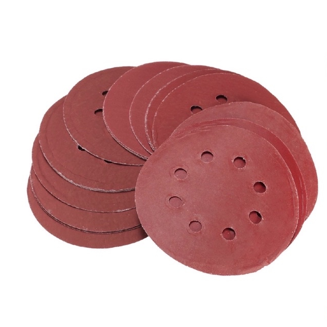 Combo 100 tờ giấy ráp dính lỗ phi 180mm