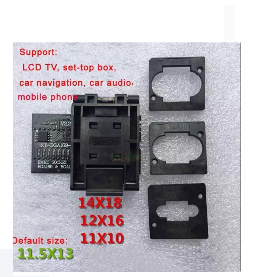 Đế nạp bios EMMC153 EMMC169 BGA RT809H