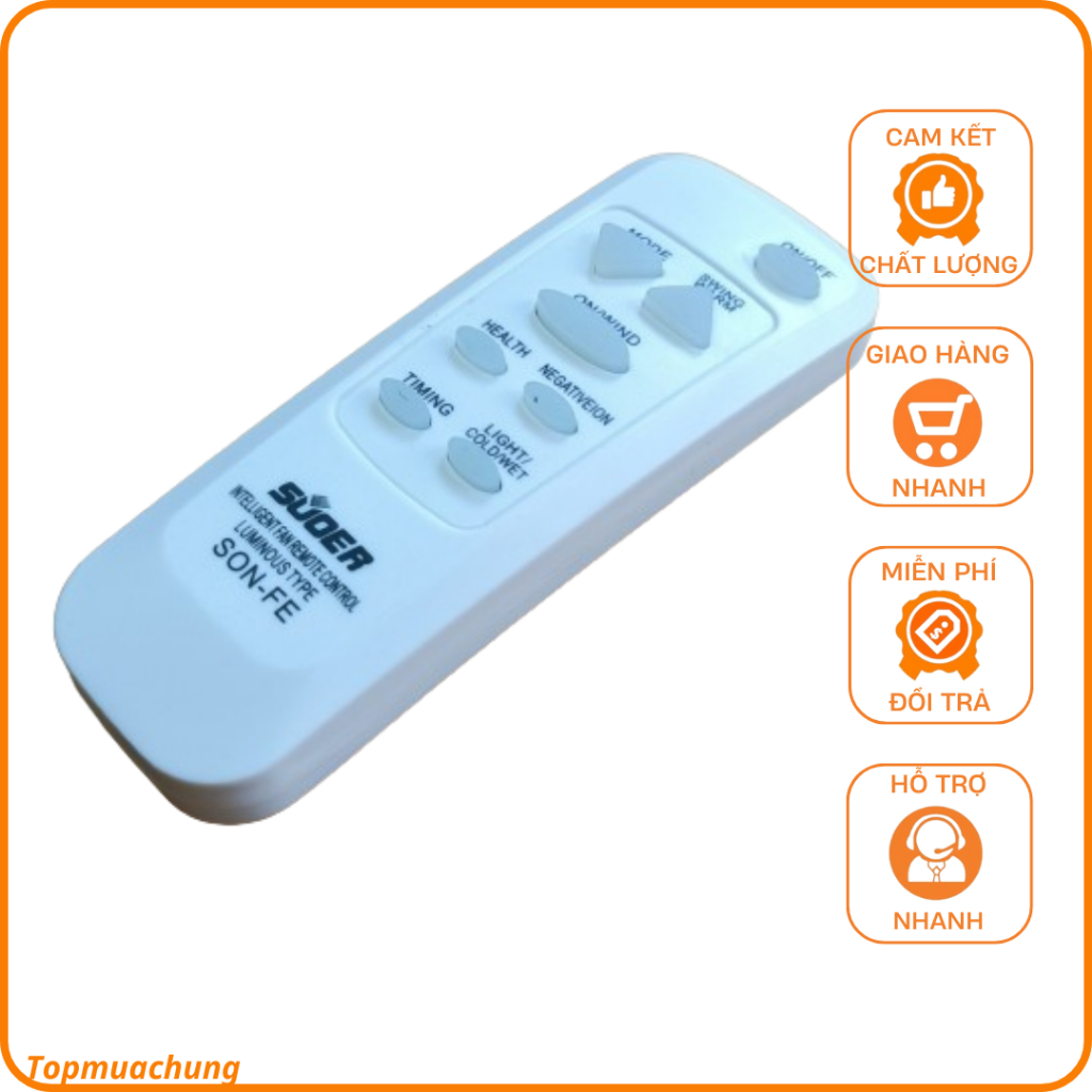 Điều khiển đa năng cho nhiêu loại quạt - Remote quạt đa năng.