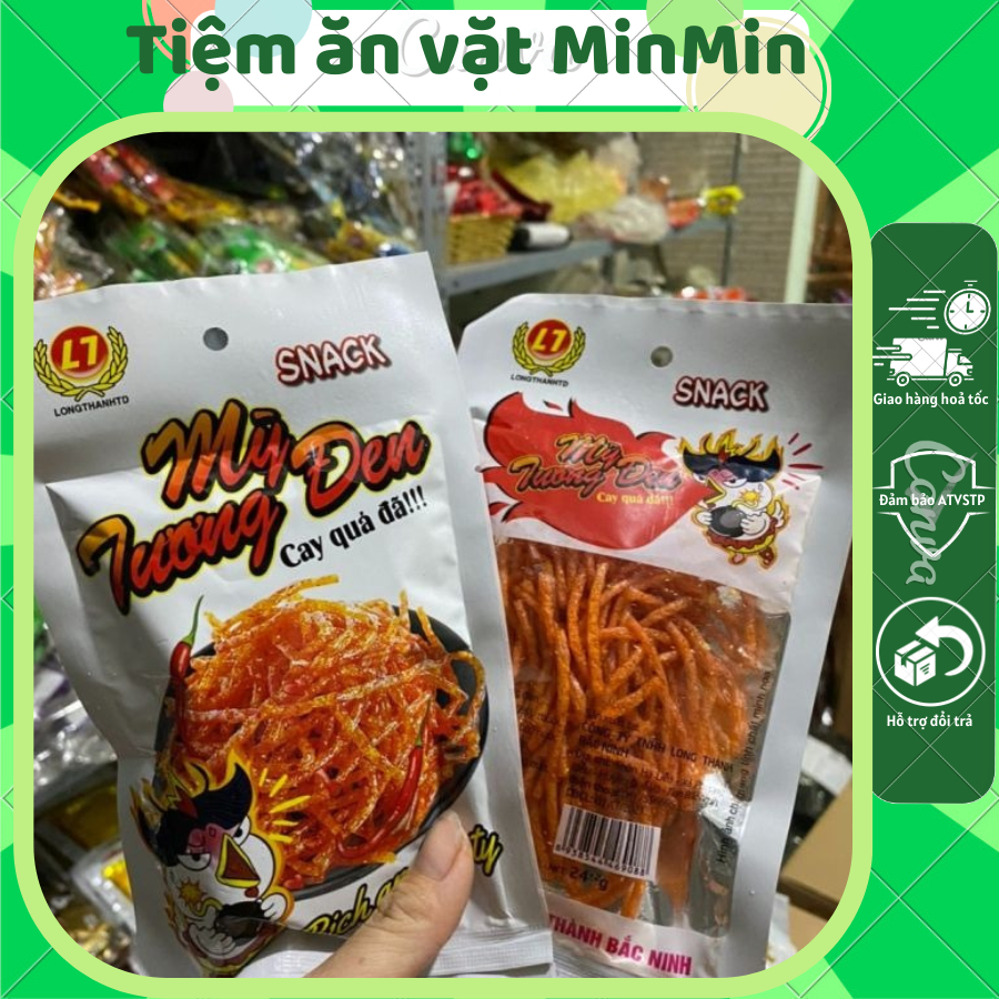 Snack mỳ tương đen cay