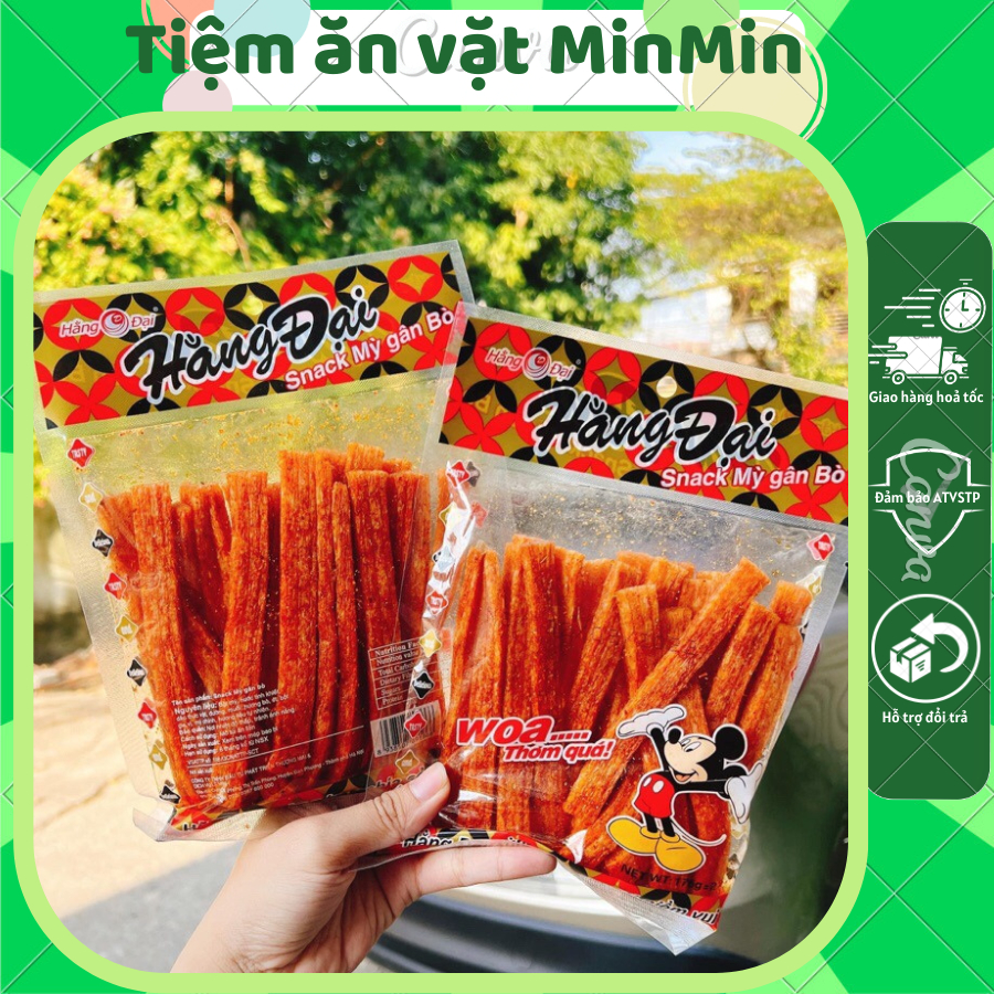 Snack mỳ gân bò Hằng Đại (gói 176g)