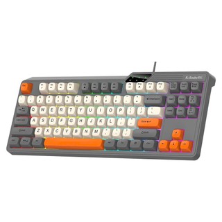  Bàn phím K87 giả cơ gaming có dây cao cấp k87 có Led màu gõ phím cực êm chuyên game pc laptop văn phòng 