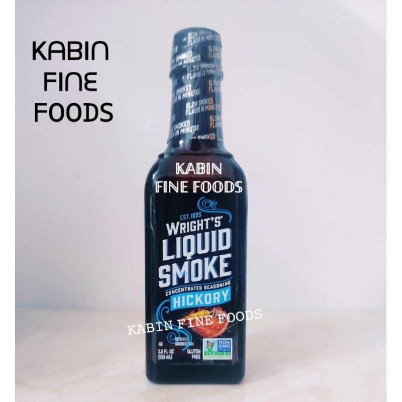 Nước Sốt Xông Khói Ướp Đồ Nướng BBQ hiệu Wrights Liquid Smoke Hickory