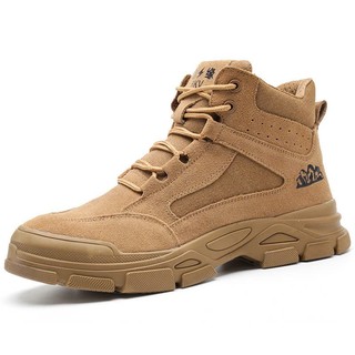  Giày Nam Sneaker Thể Thao -Giày Bảo Hộ Lao Động Đế Sắt Mũi thép BH10  -đi công trường- công trình-leo núi 