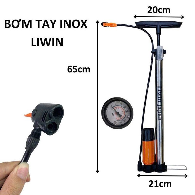 Ống Bơm Xe Đạp  Xe Máy Liwin