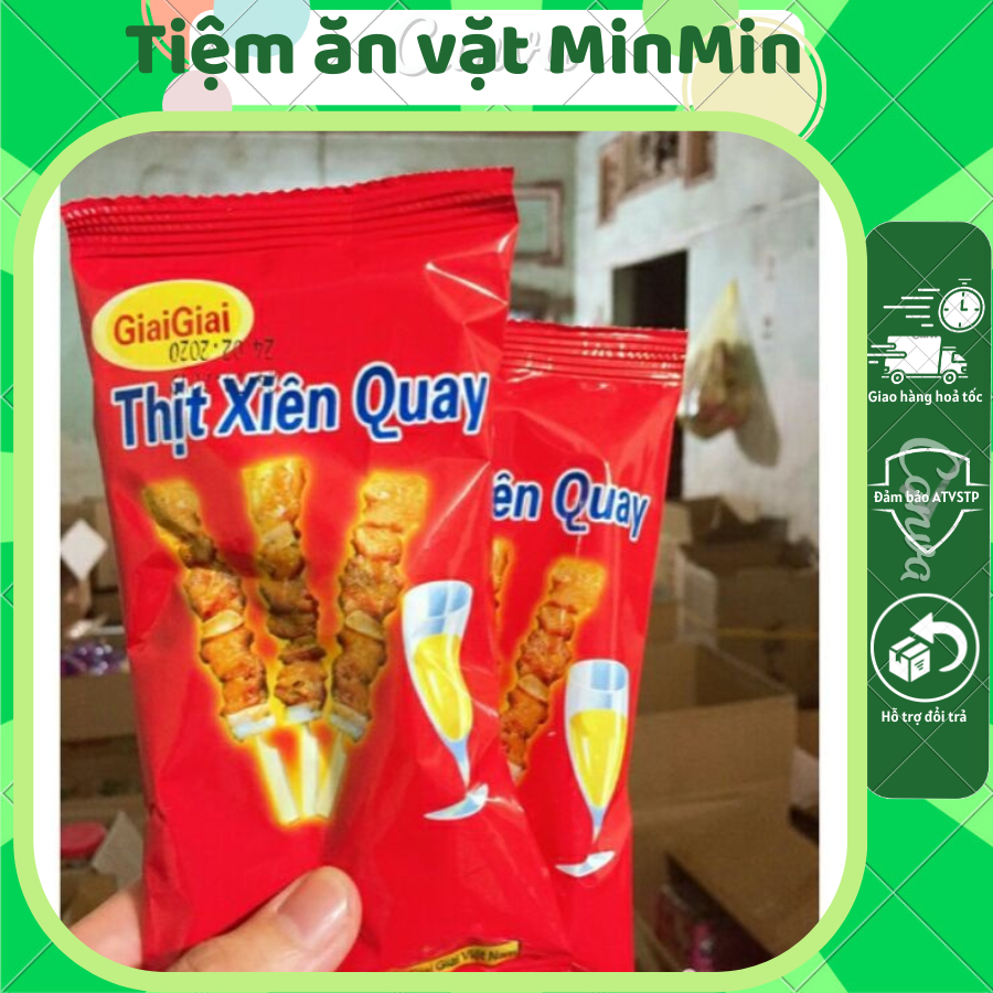 Snack thịt xiên quay (gói 16g)