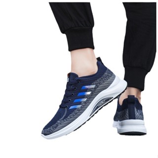  Giày Thể Thao Nam Q2M -601 Sneaker Chạy Bộ Thể Dục Thể Thao 3 Màu Đen Xám Xanh 