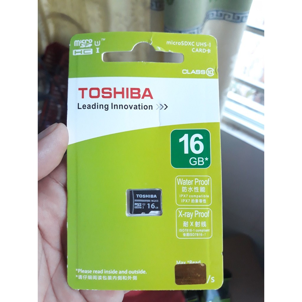 Thẻ Nhớ MicroSD Toshiba 16GB Class 10 M203