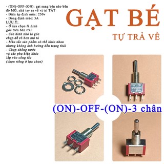 Công tắc TỰ NHẢ loại ON-(ON) (ON)-OFF-(ON)