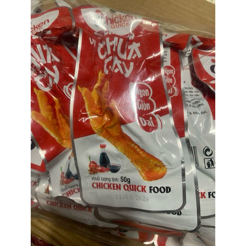 10 chiếc chân gà cay Chicken 50g