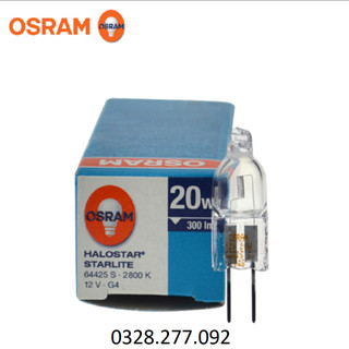 [BÓNG ĐÈN][SALE ] Bóng Halogen 20W 12V G4 64425S, Osram, Đức