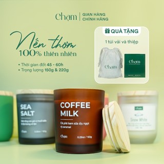 Nến Thơm Cao Cấp, Hương Thơm Tự Nhiên Của Chạm, Giúp Dễ Ngủ, Giảm Stress Với Nhiều Nốt Hương Đa Dạng