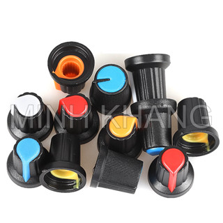 Núm vặn Volume nhựa/ nút nhựa gắn biến trở/ Núm vặn cho biến trở/ Núm nhựa vặn âm lượng Amply