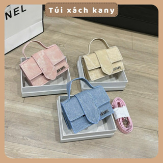 Túi Cầm Tay , Túi xách mini jac màu loang chất liệu vải siêu sịn sò dễ thương 0 đựng vừa điện thoại