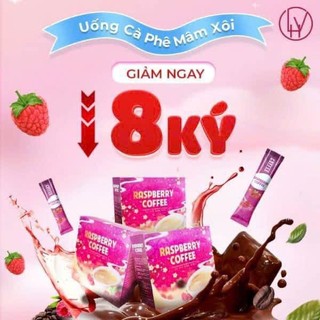 [Mẫu Mới Nhất] Cà Phê Mâm Xôi Chính Hãng Hộp 15 Gói