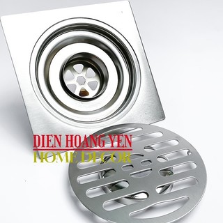 Phễu thoát sàn inox 304 lỗ 60 - 90 LOẠI dày cao cấp