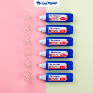 Bút xoá nước 12ml Thiên Long Flexofice FO-CP01 PLUS che phủ tốt, không bị lem, nhoè; mực xóa nhanh khô, không độc hại