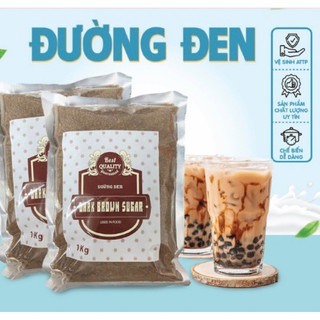 Đường đen  Đài Loan 1kg, đường đen Hàn Quốc, (nguyên liệu pha trà sữa, trà thái, trà thái xanh, trà thái đỏ, trân châu)