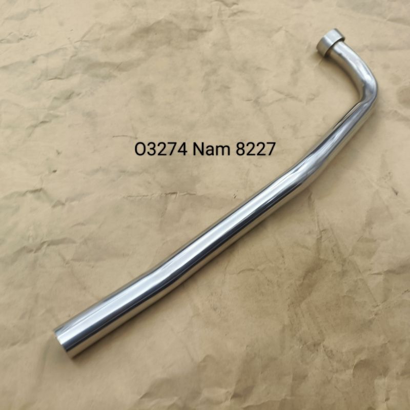 Cổ pô ống xã inox 201 xe FUTURE 1 đời đầu. phi lỗ 22