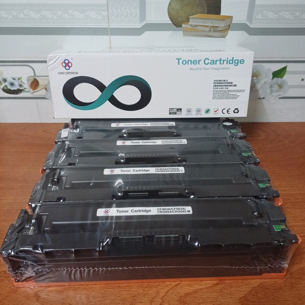 Bộ 4 màu mực máy Canon LBP 621Cw/ 623Cdw/ MF641Cw/ 643Cdw/ 645Cx/ 642Cdw/ 641Cw/ 644Cdw/622Cdw - hộp