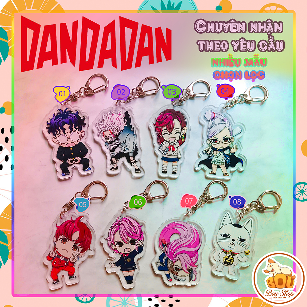 Móc khóa Mica Acrylic Dandadan Anime Keychain