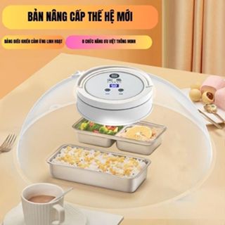 Lồng bàn điện thông minh đa chức năng - Giữ nhiệt diệt khuẩn rã đông thức ăn cao cấp (BH 12 tháng)
