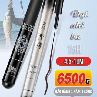  Cần Câu Tay Đạt Nhĩ Ba 15H19 Bảo Hành 1 Năm 2 Lóng Bất Ký Trừ Lóng Gốc Săn Hàng Tải Tĩnh 5,5kg Bất Ký Trừ Lóng Gốc CC-37 