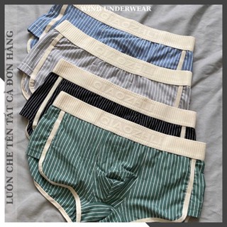 Quần sịp đùi nam, quần lót nam boxer chất vải cotton mềm mịn mát thấm hút tốt WIND SỌC