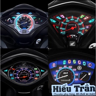 Bộ bóng led lắp Full mặt đồng hồ công tơ mét cho xe Honda , Yamaha ( bóng 1 màu)