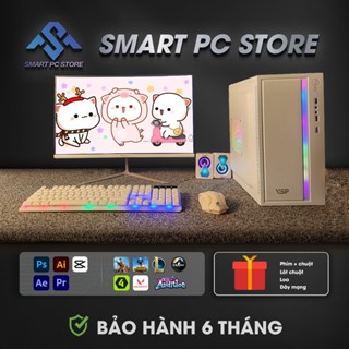 Bộ Pc I5 Ram 8gb Full trắng  Làm việc học tập làm việc chơi game