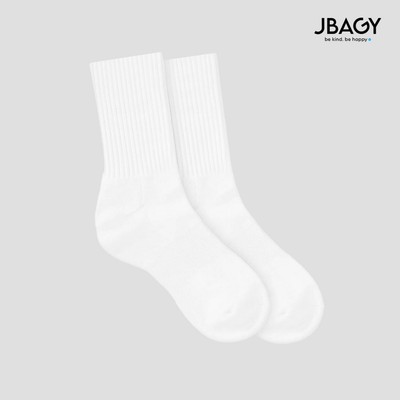 Tất Trắng cao cổ Cotton mềm mại thương hiệu JBAGY