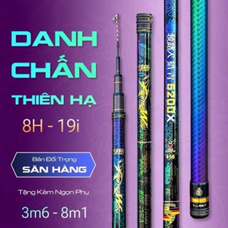 Cần Câu Tay Danh Chấn Thiên Hạ 8H Bản Đối Trọng Săn Hàng Tải Cá 8kg Chuyên Câu Đài Săn Hàng Chính Hãng