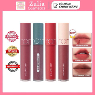 Son Kem Lỳ Romand Zero Velvet Tint mềm môi full màu Hàn quốc 05 06 23 24