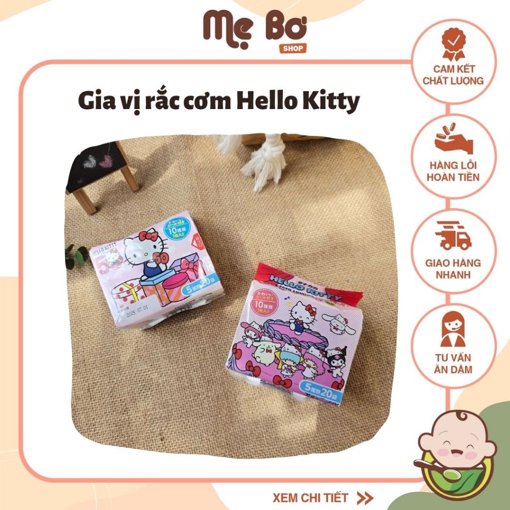 GIA VỊ RẮC CƠM HELLO KITTY NHẬT